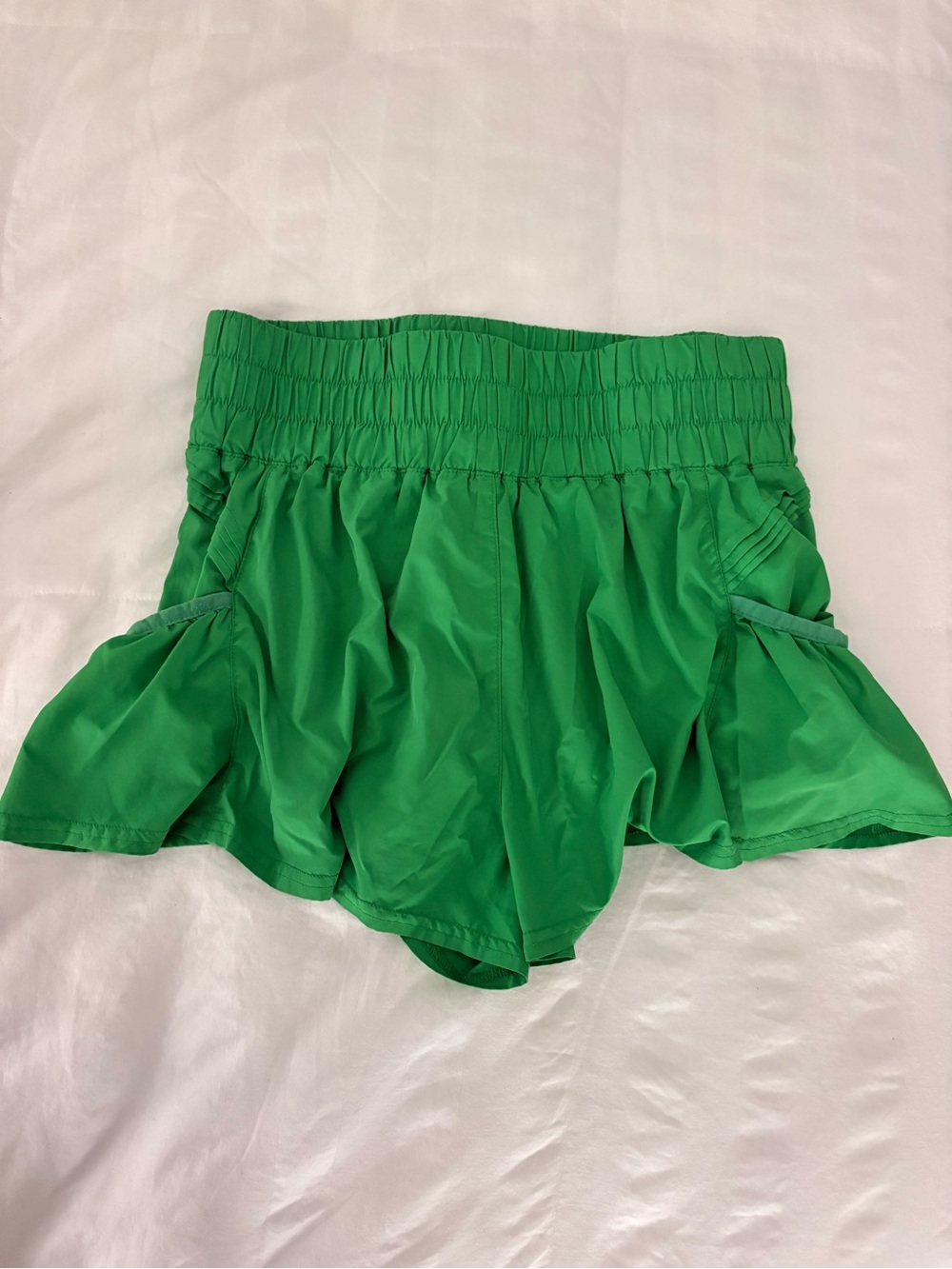 FP Movement Get Your Flirt On Green Workout Shorts Small